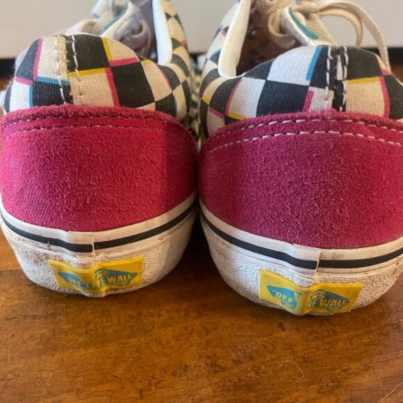 Vans Old Skool 'Crazy Checks' Suede Skateboard Sneakers Running Shoes - Picture 8 of 11